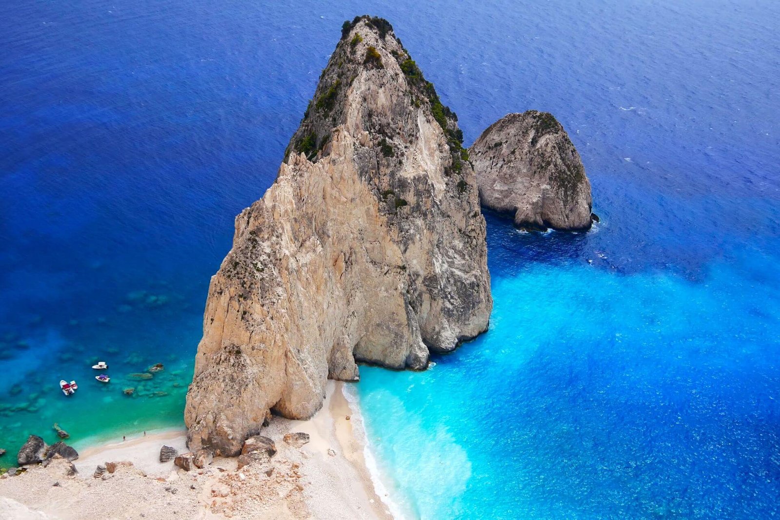 Mizithres Rocks dramatic sunset cruise Zakynthos
